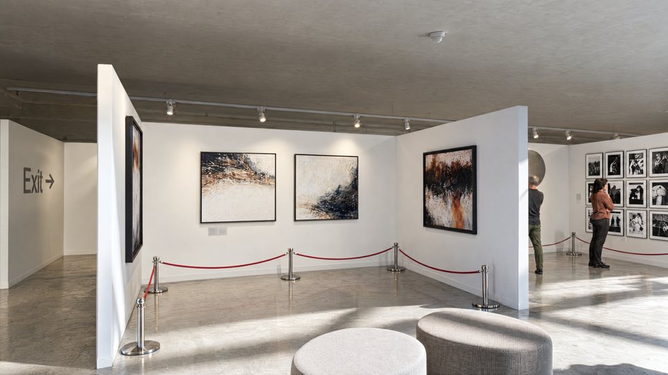 Museumzaal overdag
