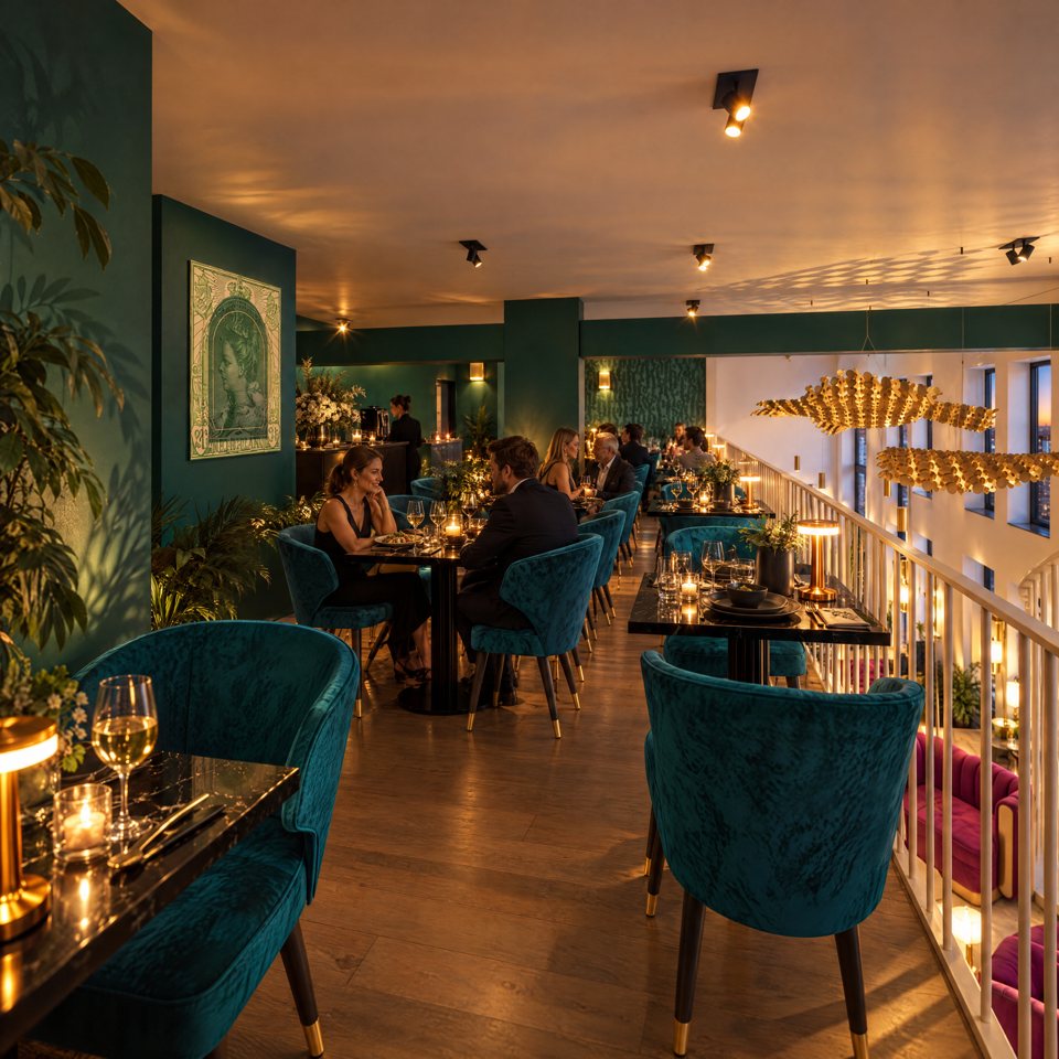 Restaurant en mezzanine van The Ald