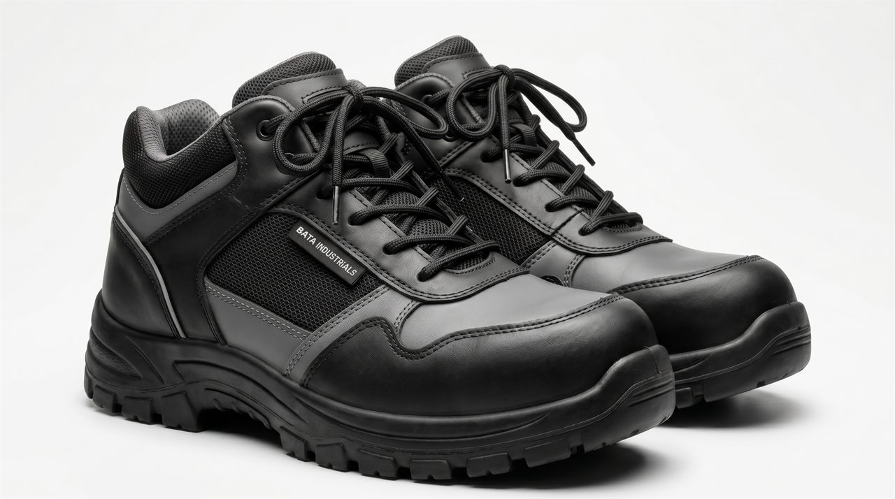 Bata Industrials werkschoen. 3D + AI-fotografie